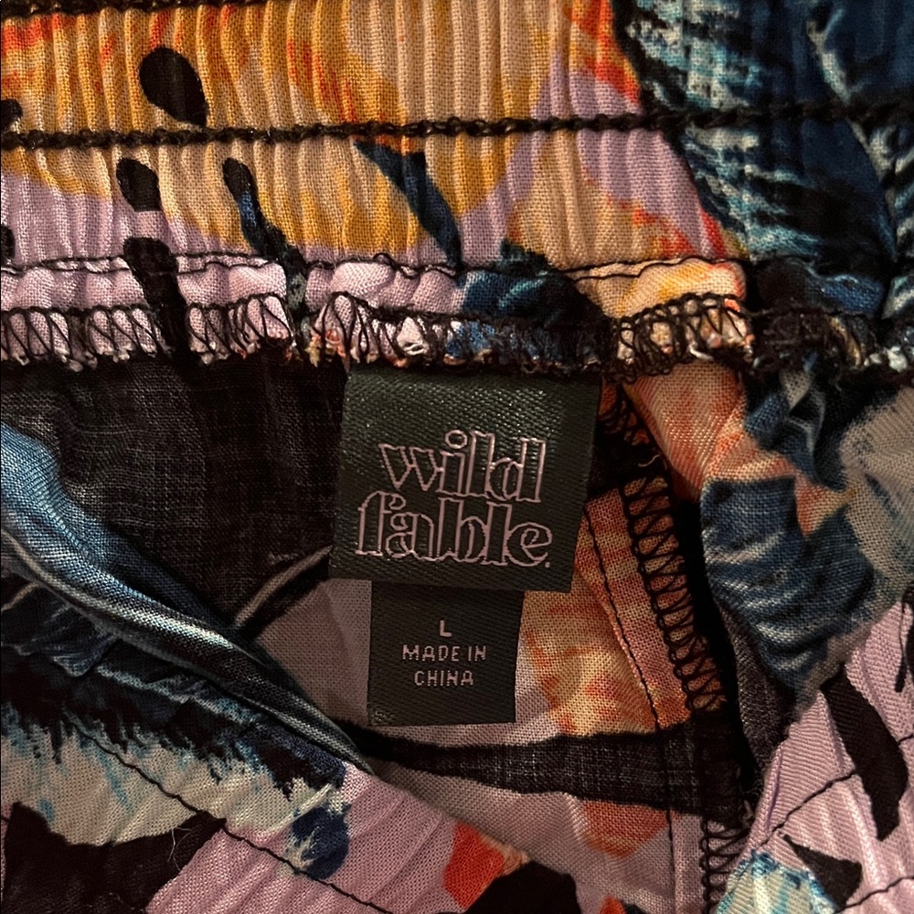 Wild Fable Multicolor Patterned Shorts - Picture 2 of 3